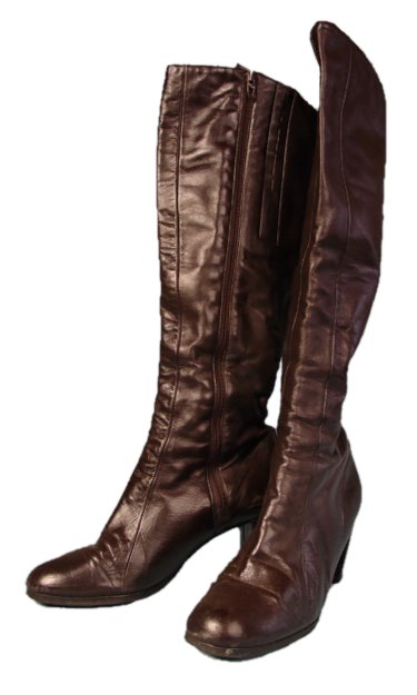 BROWN LEATHER GOLO BOOTS 1970's